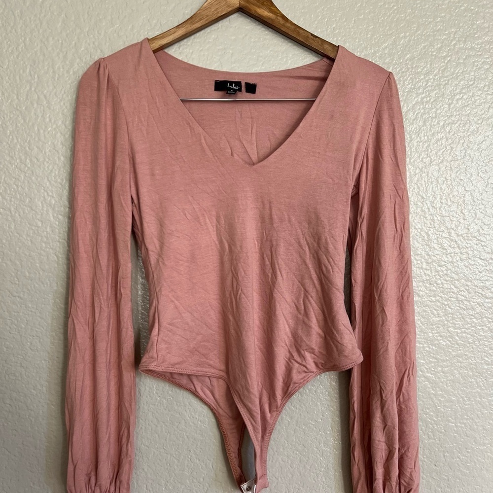 Bundle of 3 Kaylene V-Neck Balloon Sleeve Bodysuits - Picture 10 of 15